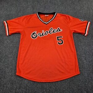 Baltimore Orioles Orange Number 5 Robinson Baseball Jersey Adult XL Promo Jersey